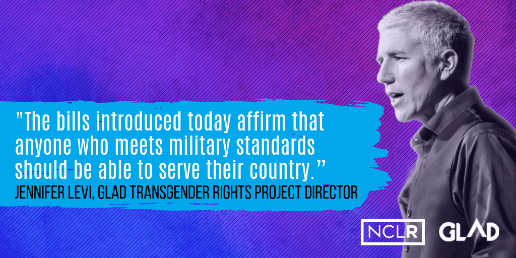 You are currently viewing GLAD and NCLR Applaud SERVE Act Introduction to Protect Transgender Veterans