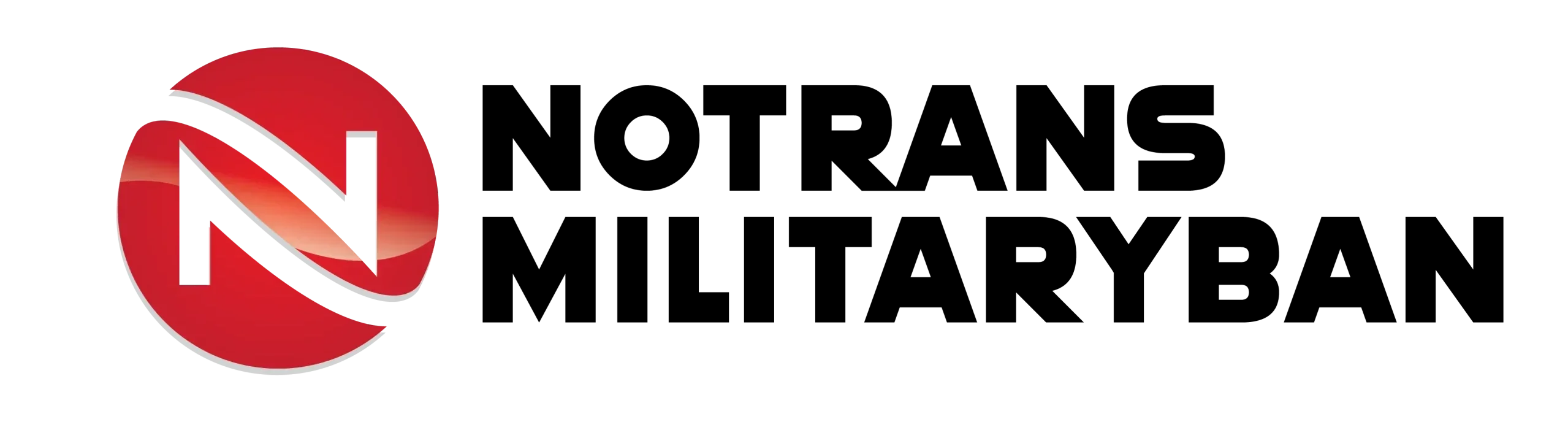 notransmilitaryban logo