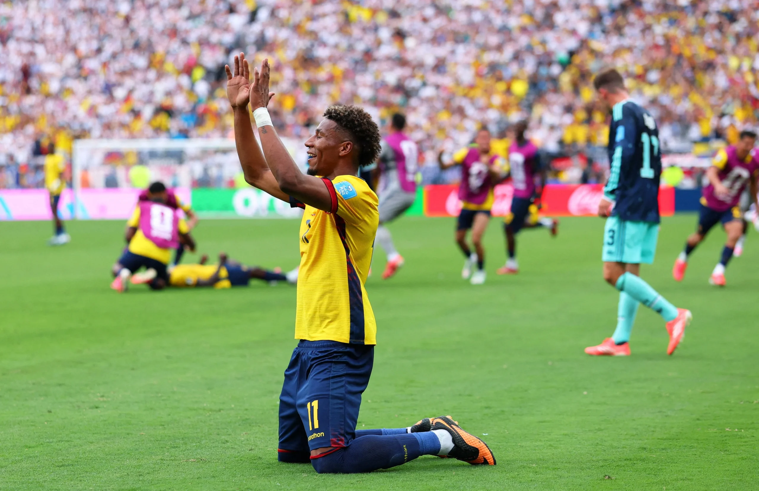 Taktik Ecuador Kalahkan Jerman jadi sorotan